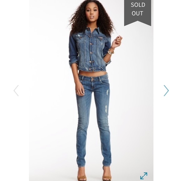 HUDSON Collin Flap Skinny Jean size 0 - Picture 6 of 8